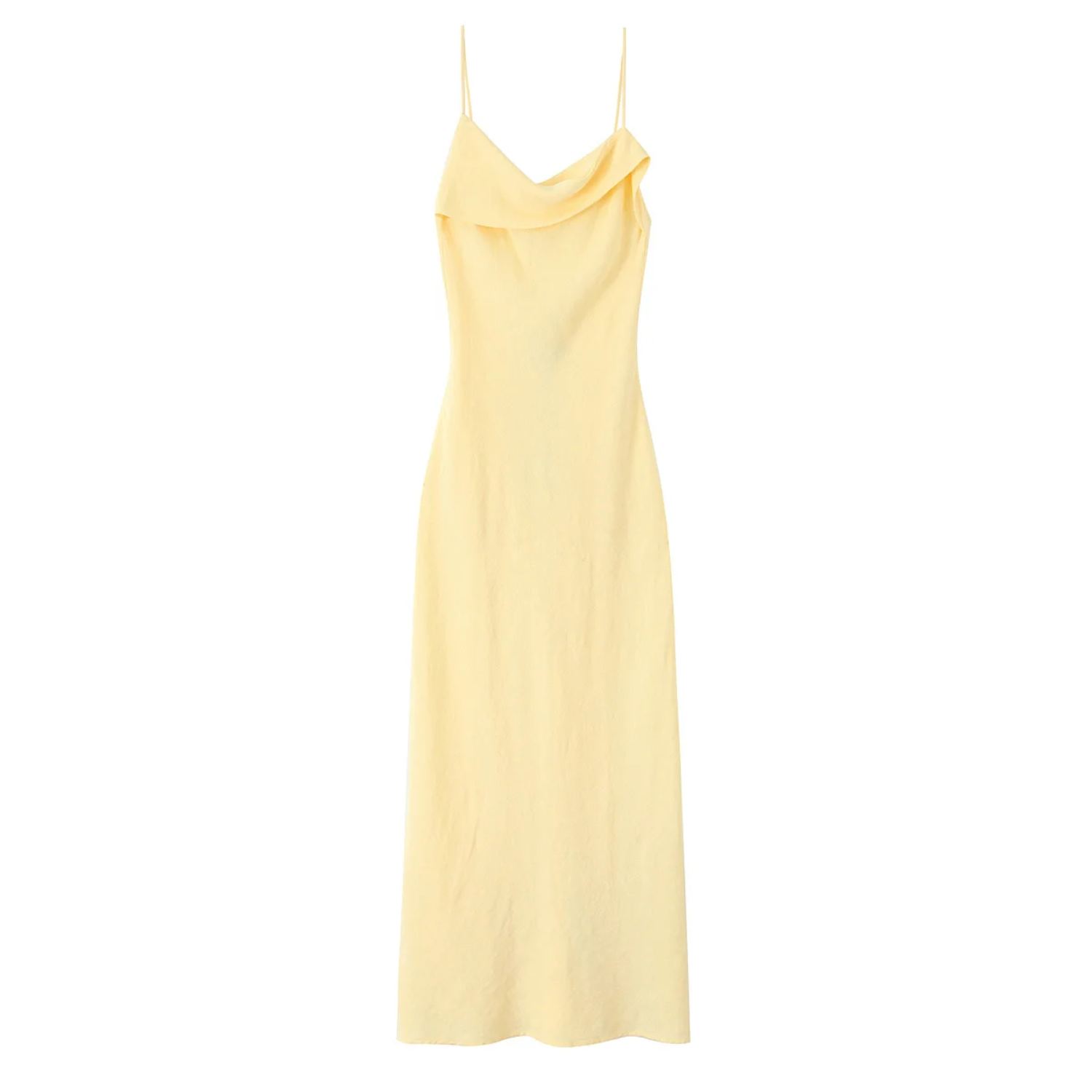 Mia | Slim Sling Backless Dress with Asymmetrical Band Design