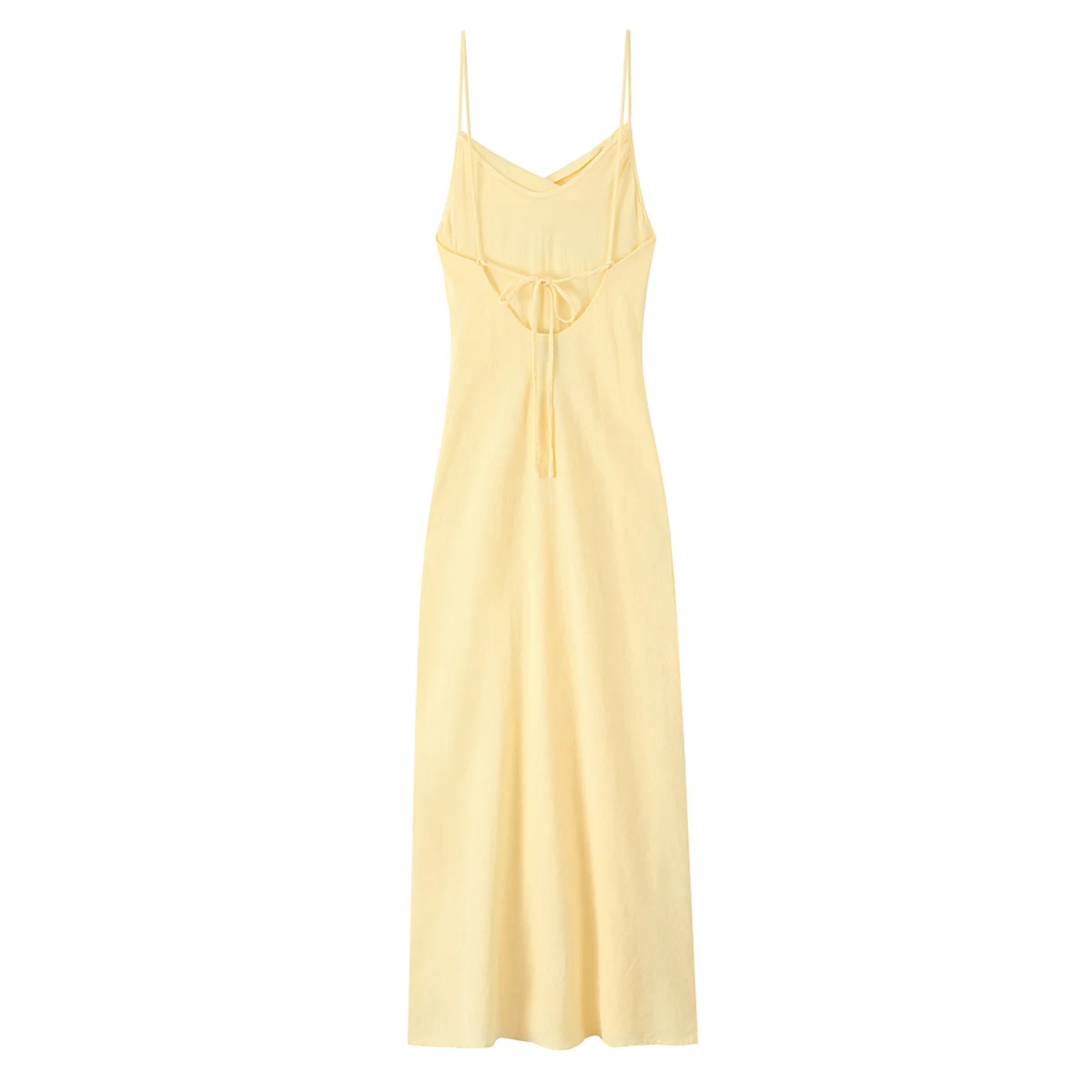 Mia | Slim Sling Backless Dress with Asymmetrical Band Design