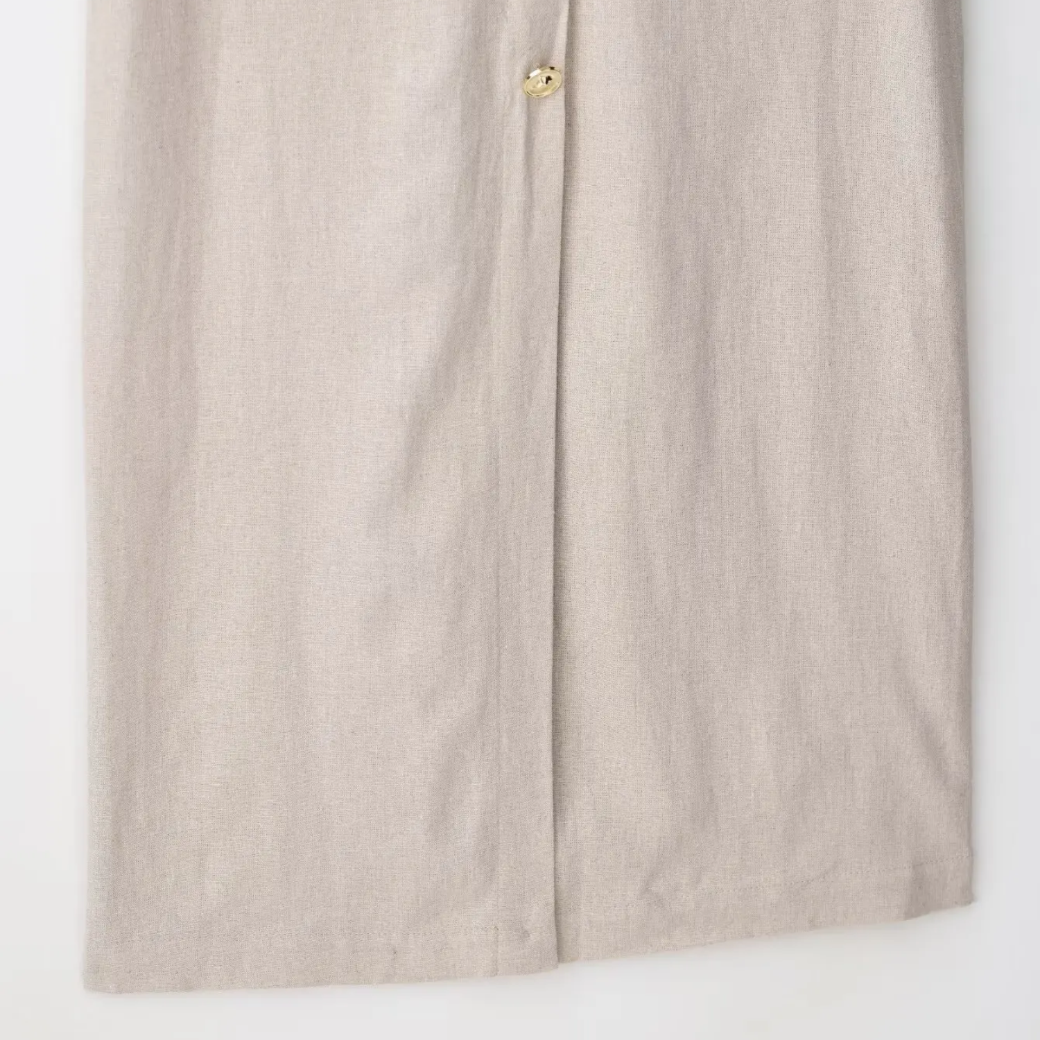 Iris | Sleeveless Linen-Blend Midi Dress with Barrel Pocket Accent